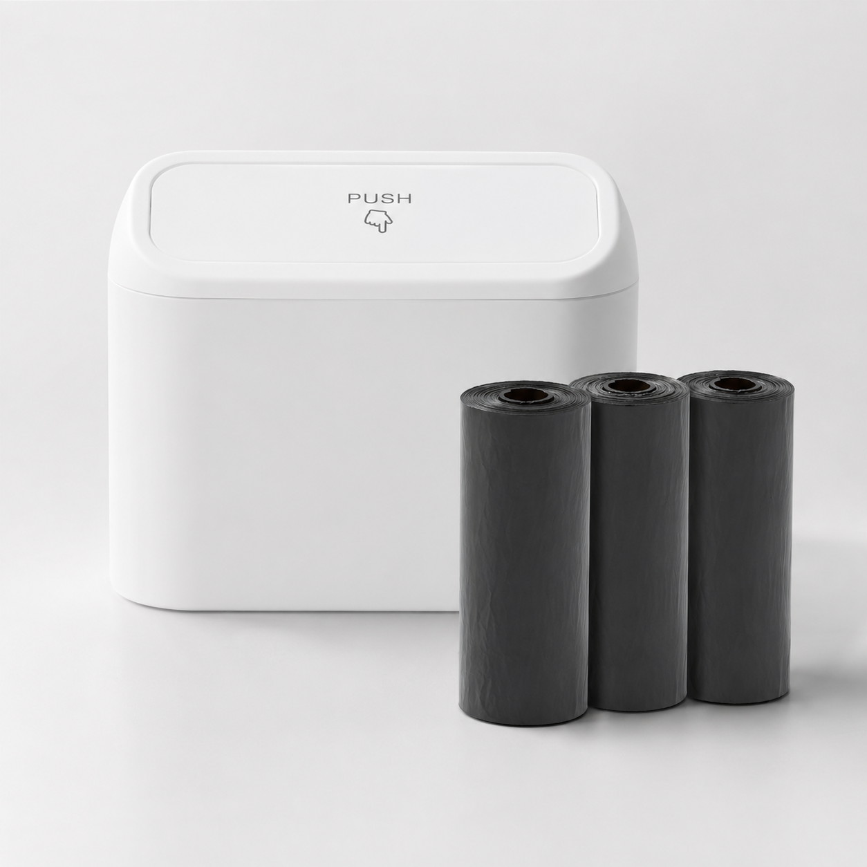 Compact Car Trash Bin with Lid