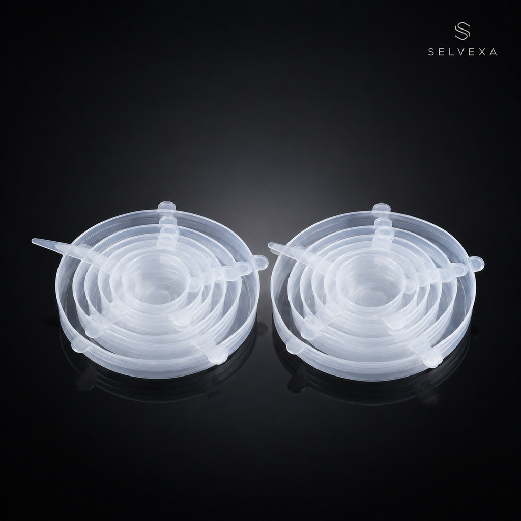 Reusable Silicone Stretch Lids Set
