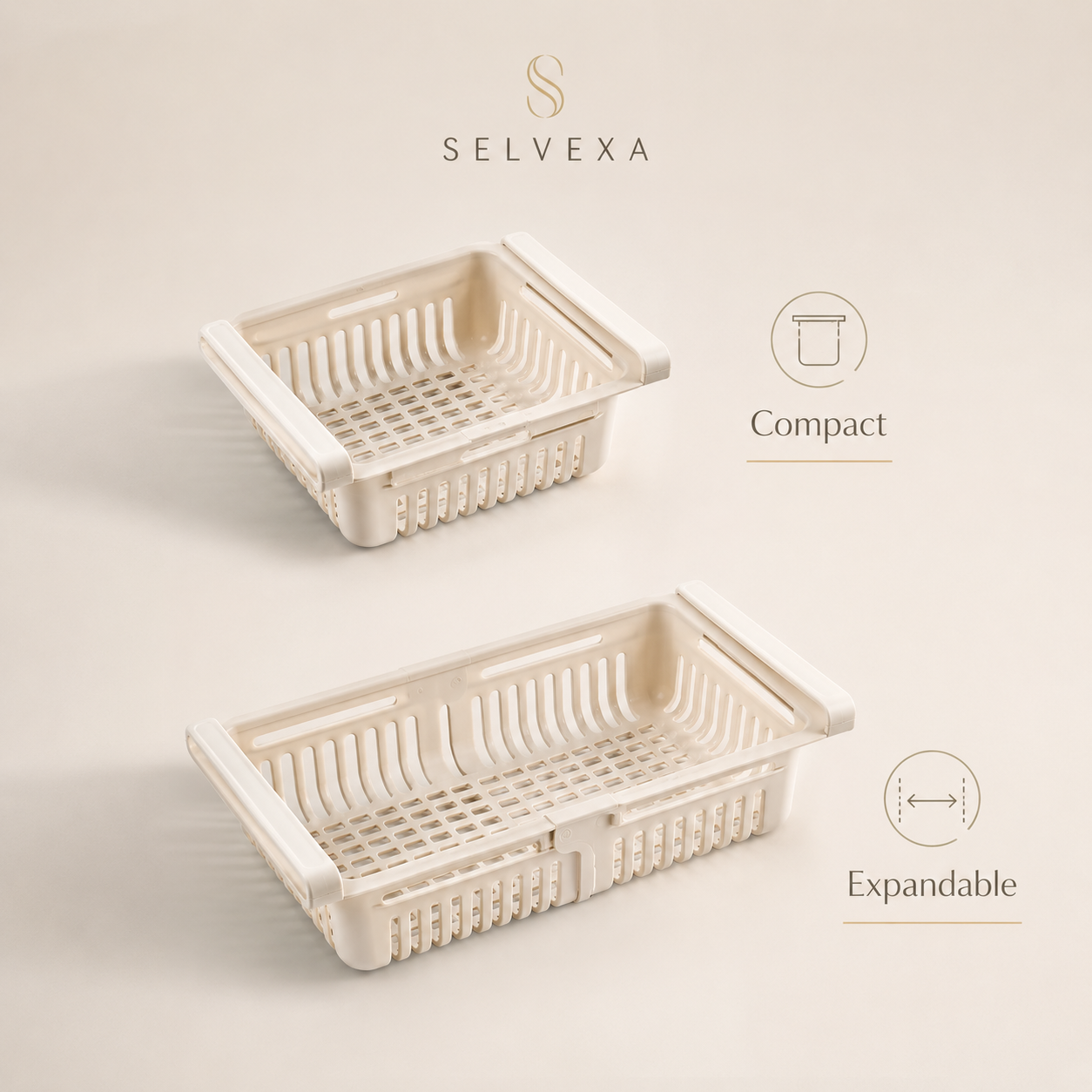 Pull-Out Refrigerator Storage Basket