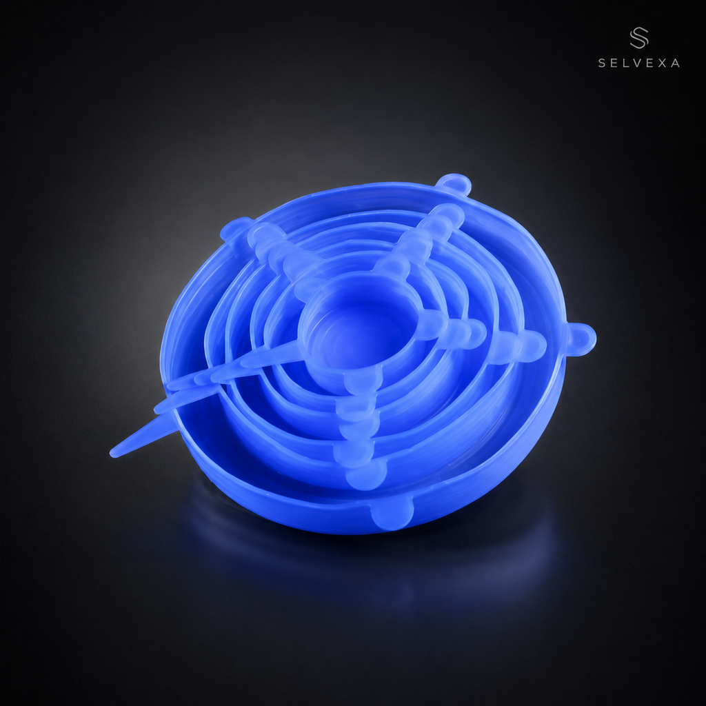 Reusable Silicone Stretch Lids Set