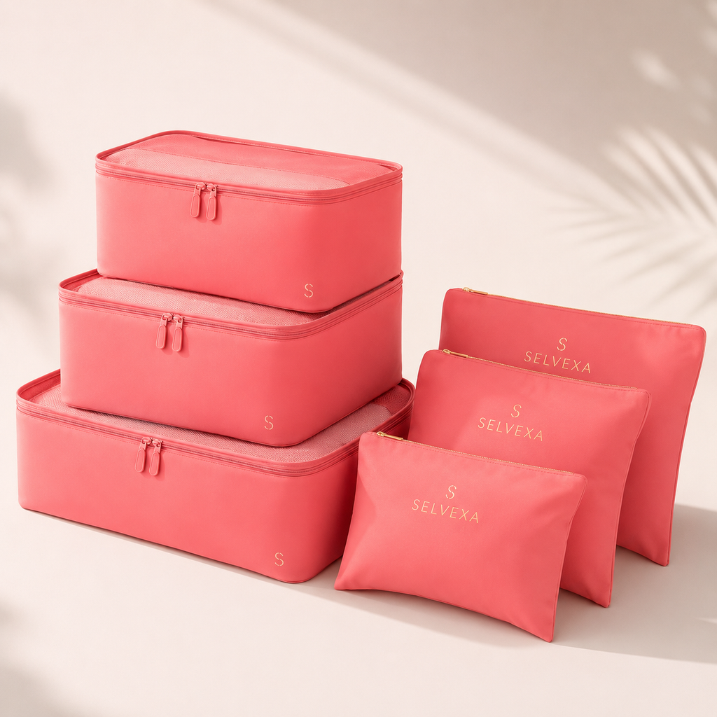 6-Piece Travel Packing Cubes Set