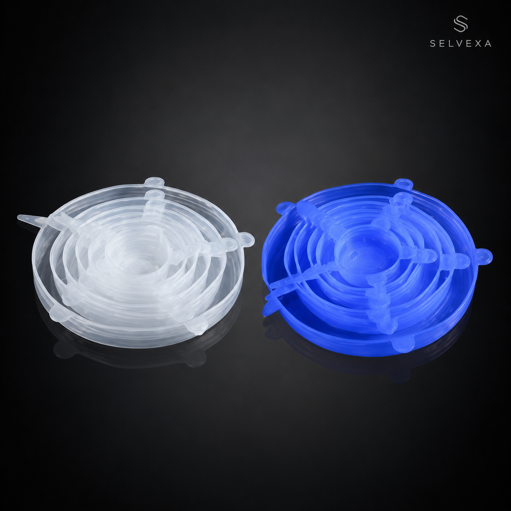 Reusable Silicone Stretch Lids Set