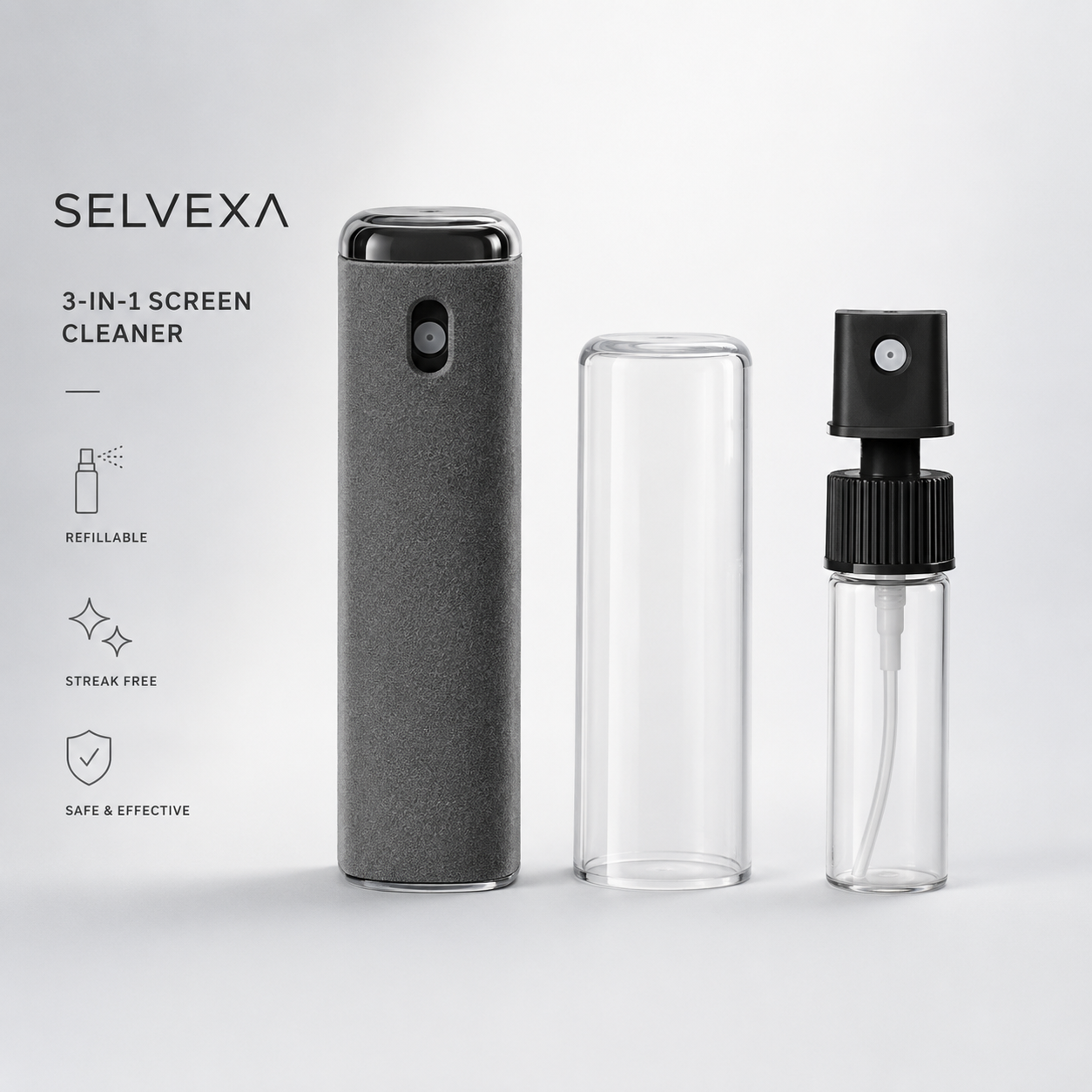 2-in-1 Microfiber Screen Cleaner