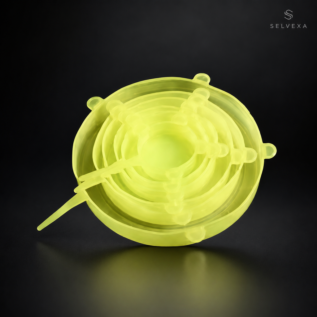 Reusable Silicone Stretch Lids Set