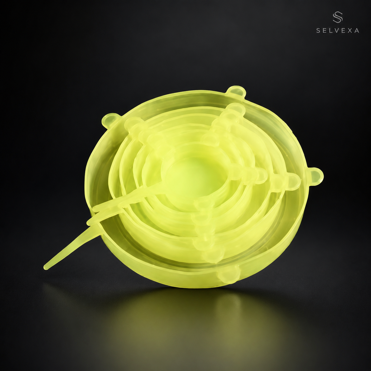 Reusable Silicone Stretch Lids Set