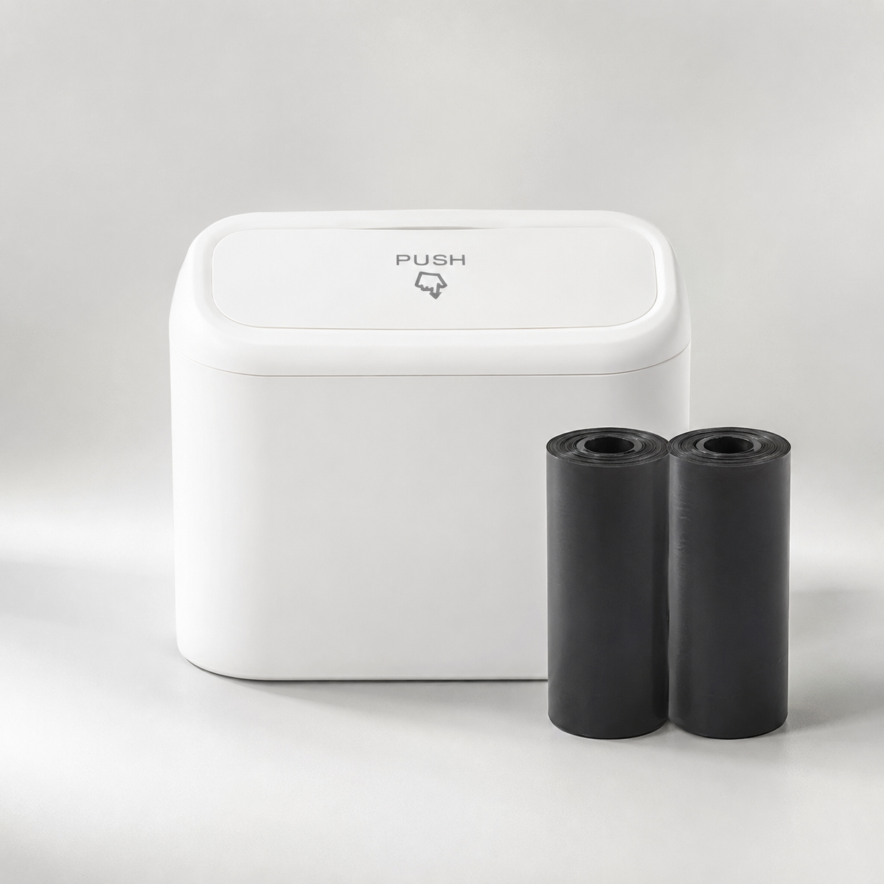 Compact Car Trash Bin with Lid