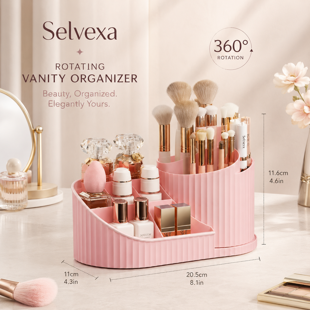 360° Rotating Vanity Organizer