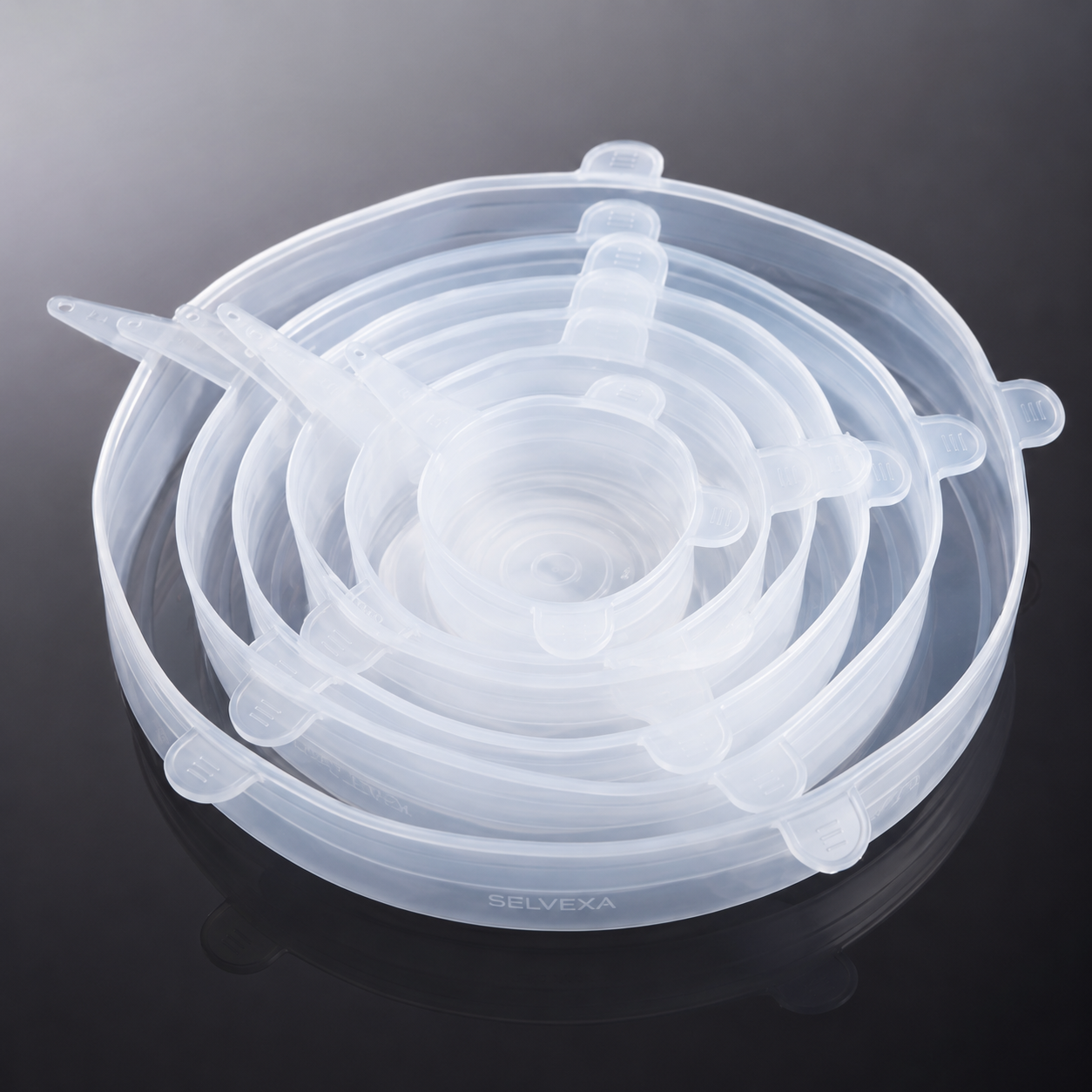 Reusable Silicone Stretch Lids Set