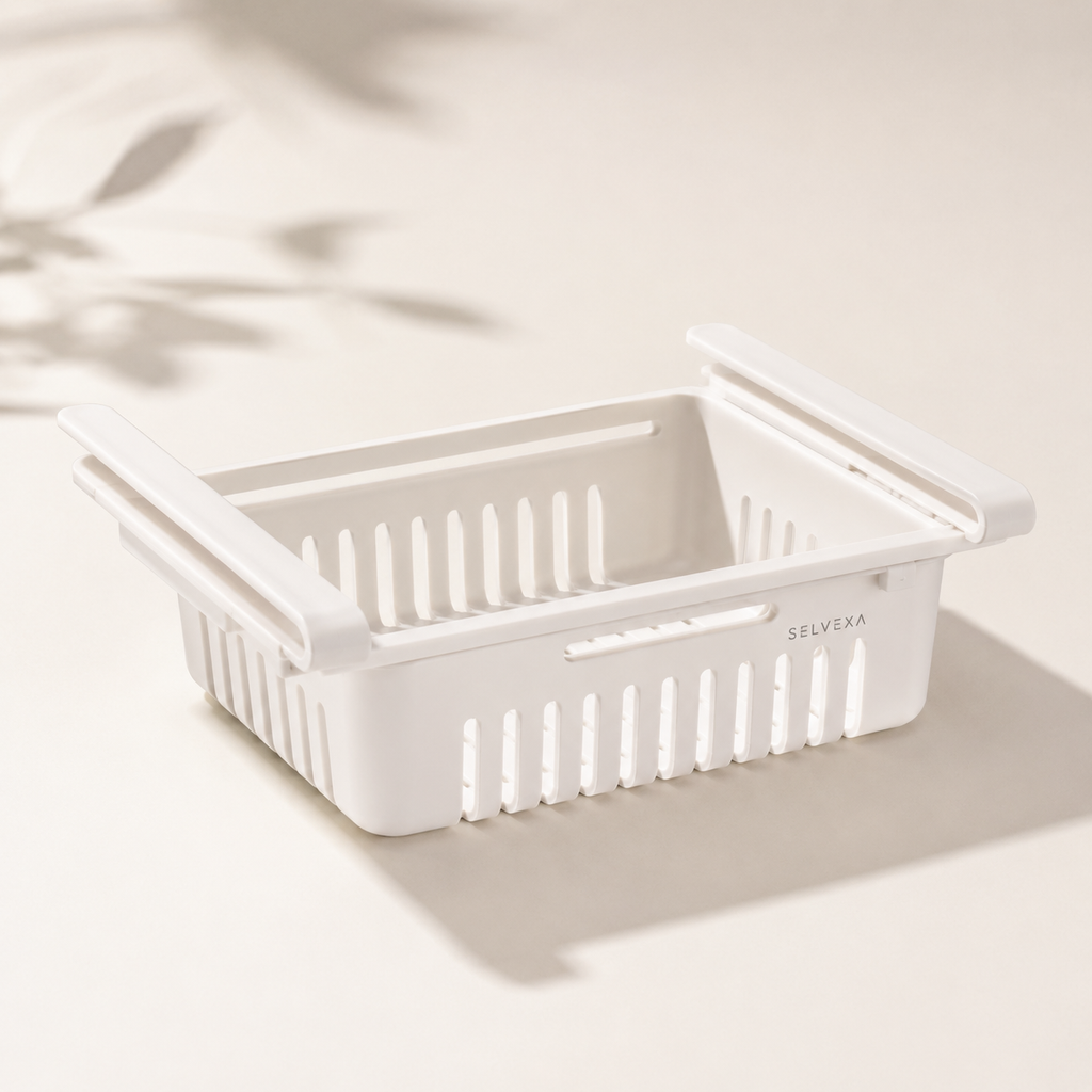 Pull-Out Refrigerator Storage Basket