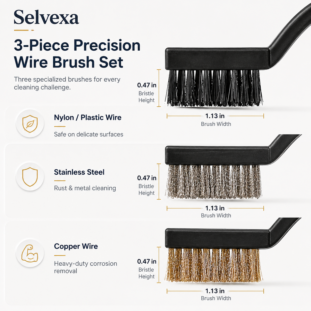 Complete Car Detailing Brush Kit