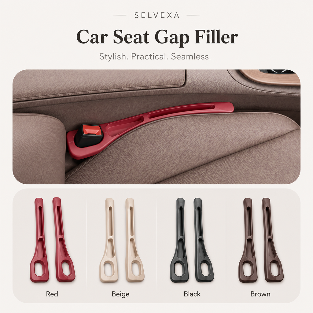 Car Seat Gap Filler Organizer – 2 Pack
