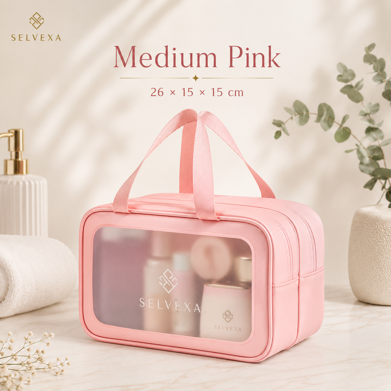Dry-Wet Separation Travel Toiletry Bag
