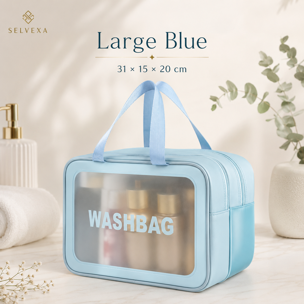 Dry-Wet Separation Travel Toiletry Bag