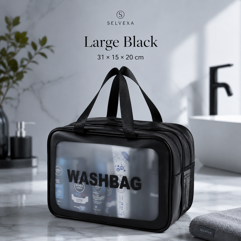 Dry-Wet Separation Travel Toiletry Bag