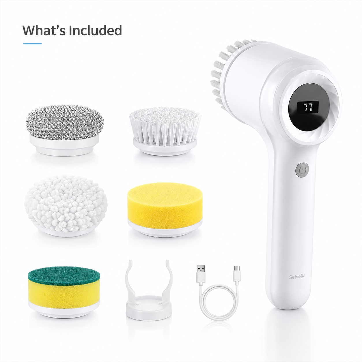 Electric Spin Scrubber – Cordless Cleaning Brush