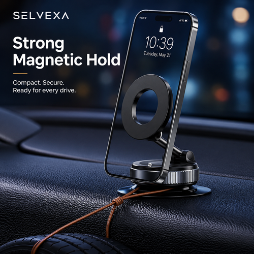 Premium MagSafe Car Mount | Strong Magnetic Hold