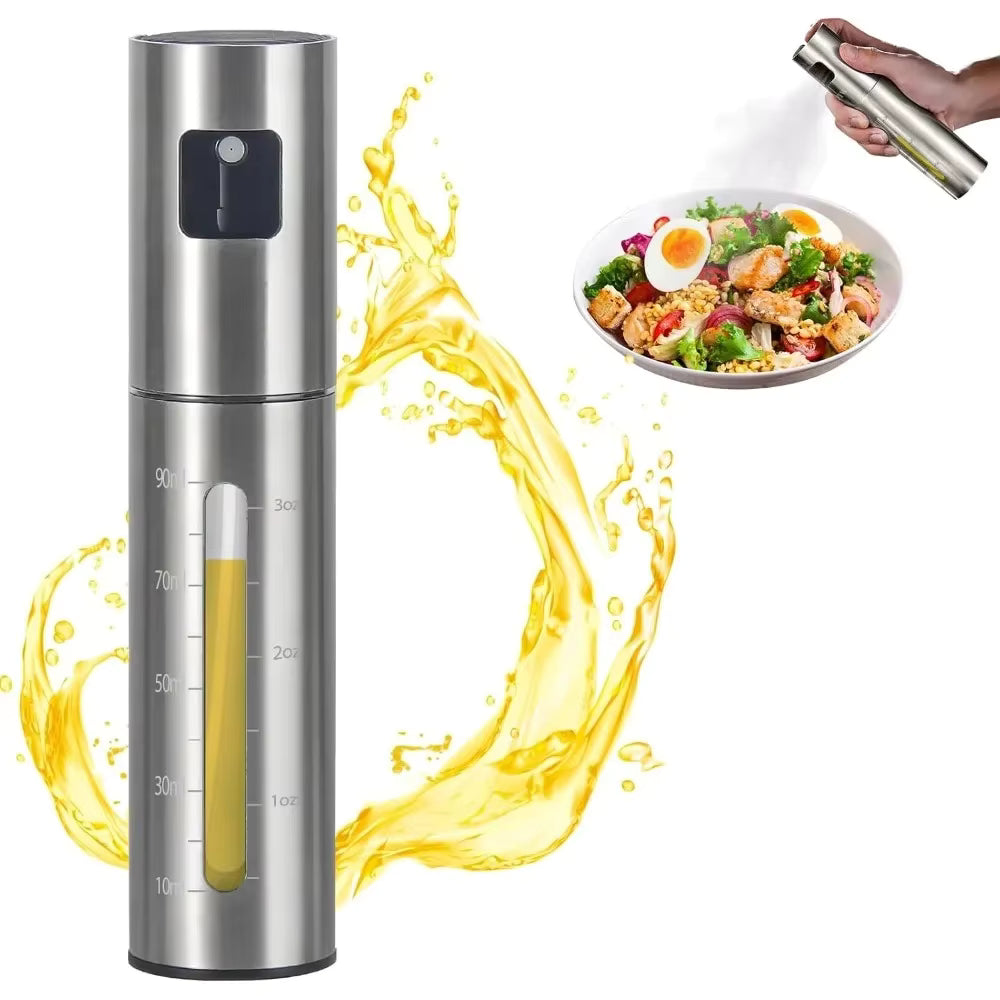 Premium Oil Spray Bottle | Refillable Kitchen Cooking Sprayer