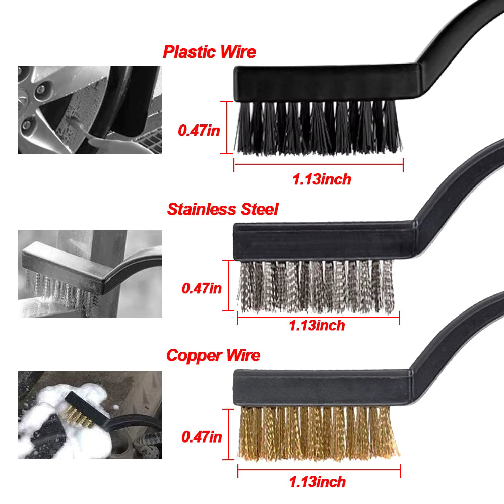 Premium Car Detailing Brush Kit | Complete Interior Cleaning Set
