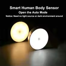 Premium Motion Sensor LED Light | USB Rechargeable Wireless Night Light
