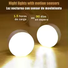 Premium Motion Sensor LED Light | USB Rechargeable Wireless Night Light