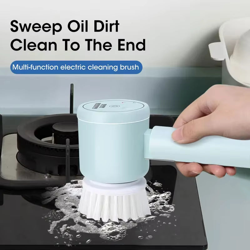 Elektrikli Döner Temizleyici | Güçlü Kablosuz Temizlik Fırçası