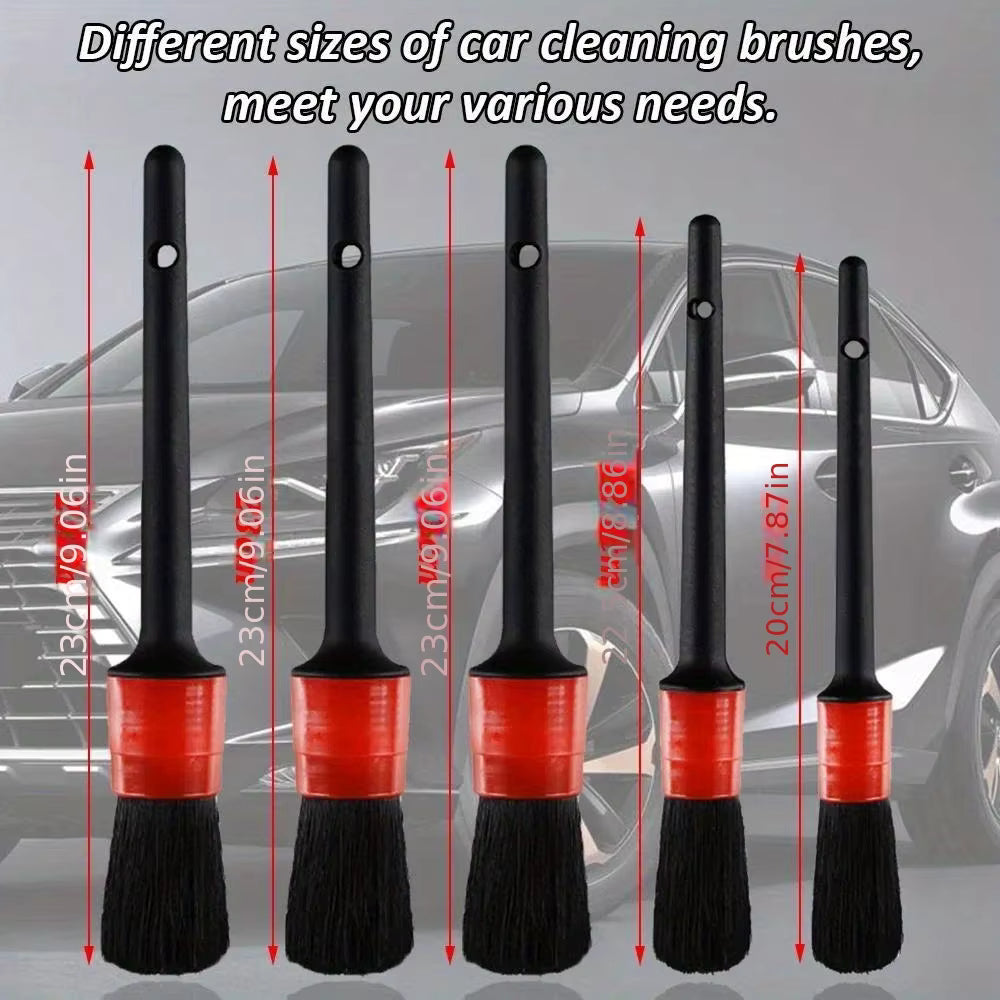Premium Car Detailing Brush Kit | Complete Interior Cleaning Set