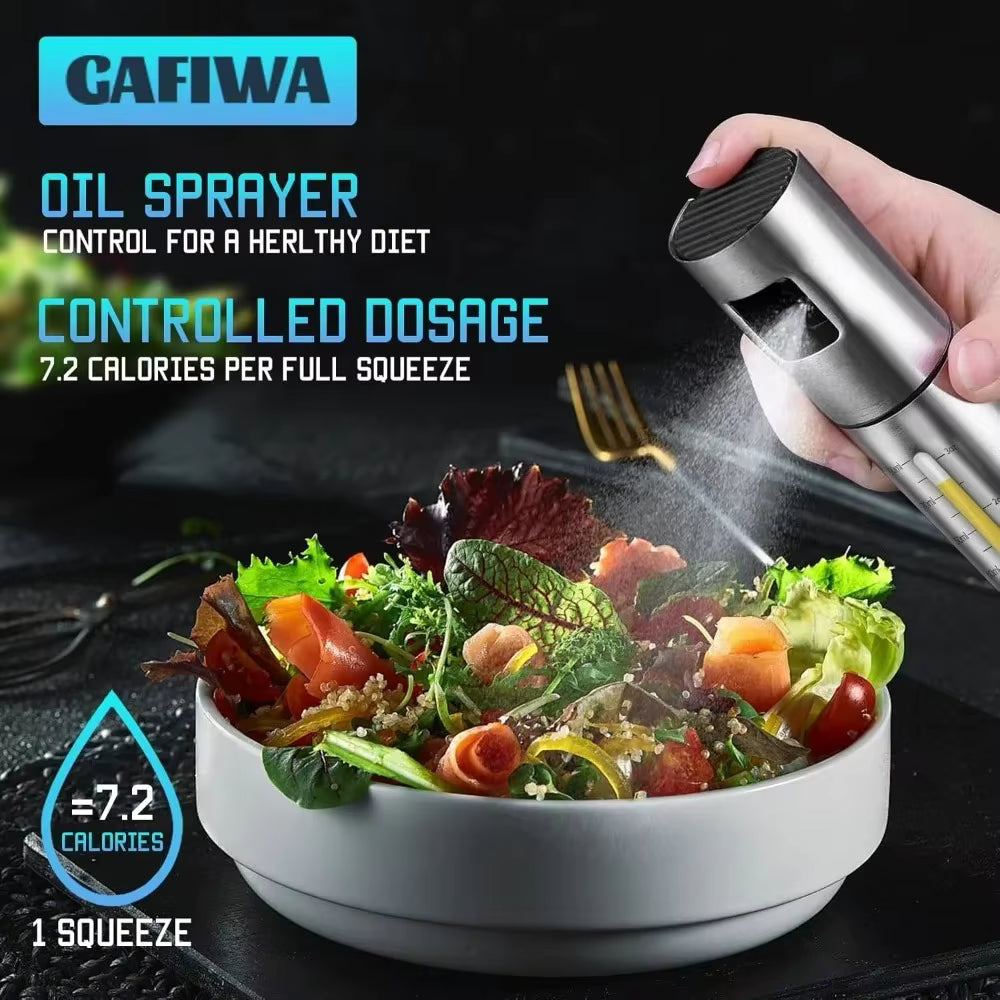 Premium Oil Spray Bottle | Refillable Kitchen Cooking Sprayer