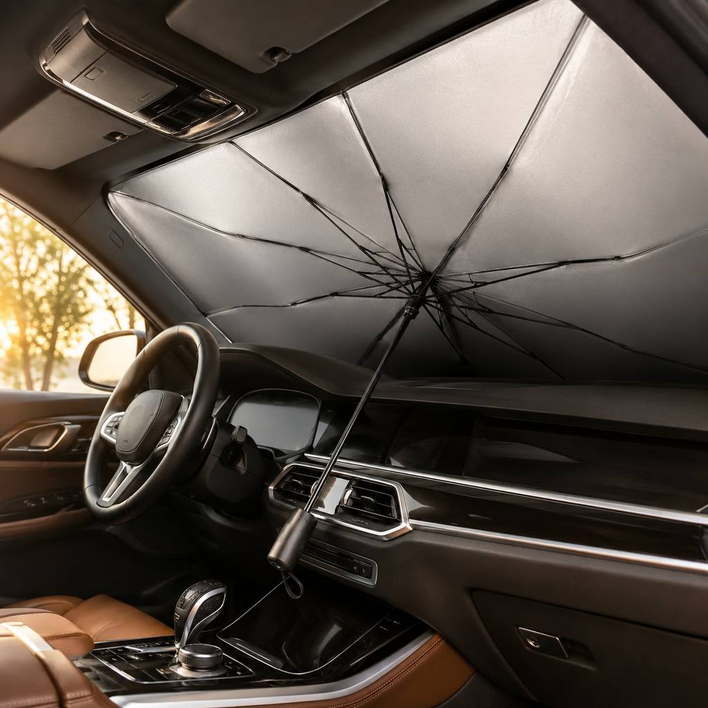 Foldable Car Windshield Sunshade Umbrella