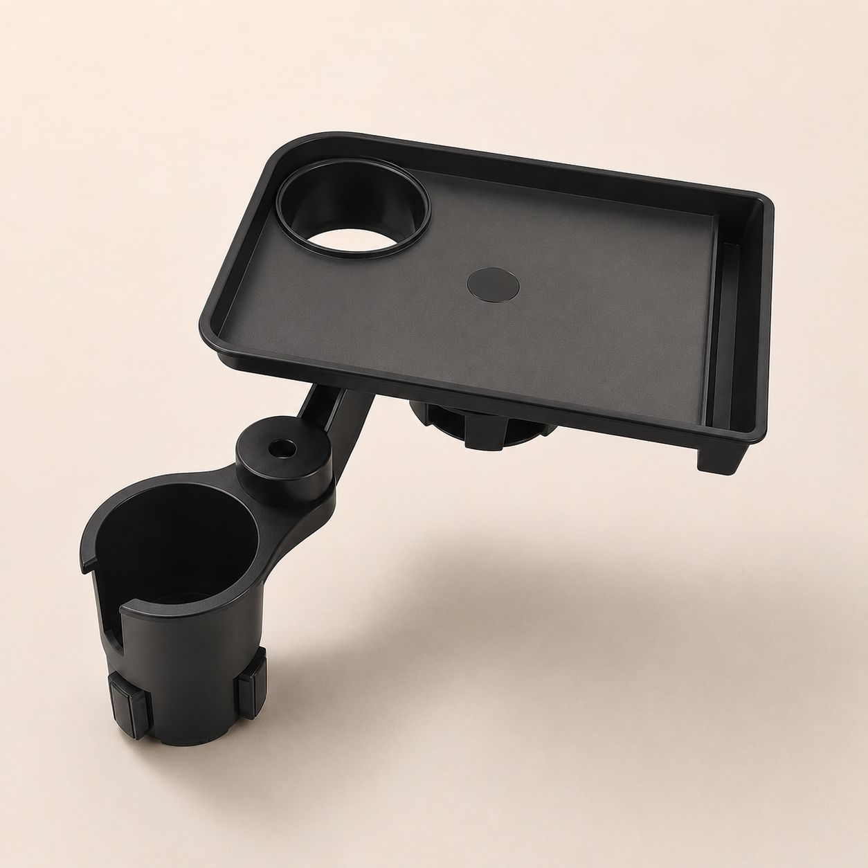 360° Rotating Car Cup Holder Tray