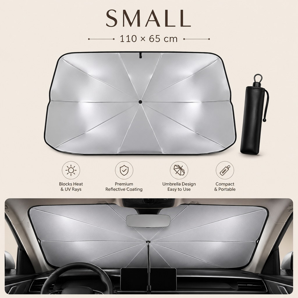 Foldable Car Windshield Sunshade Umbrella