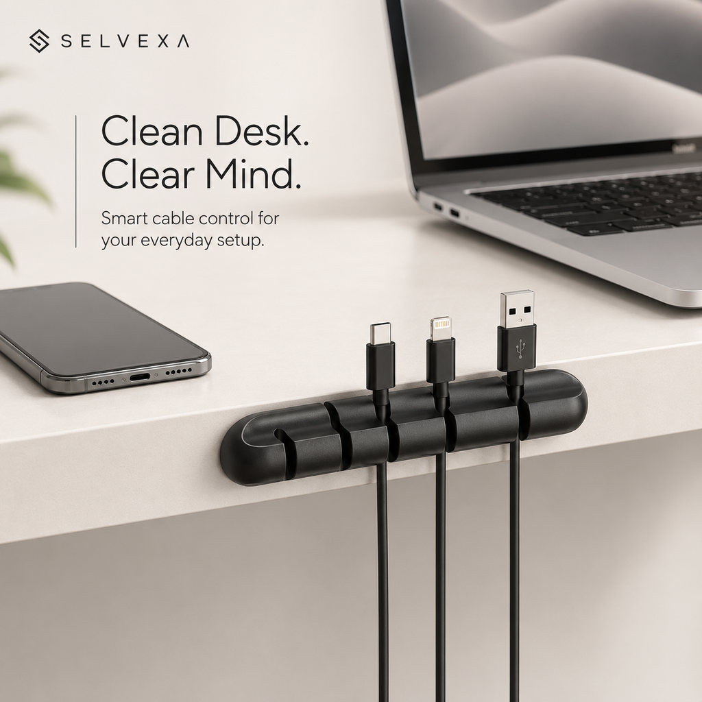Adhesive Cable Organizer Clips
