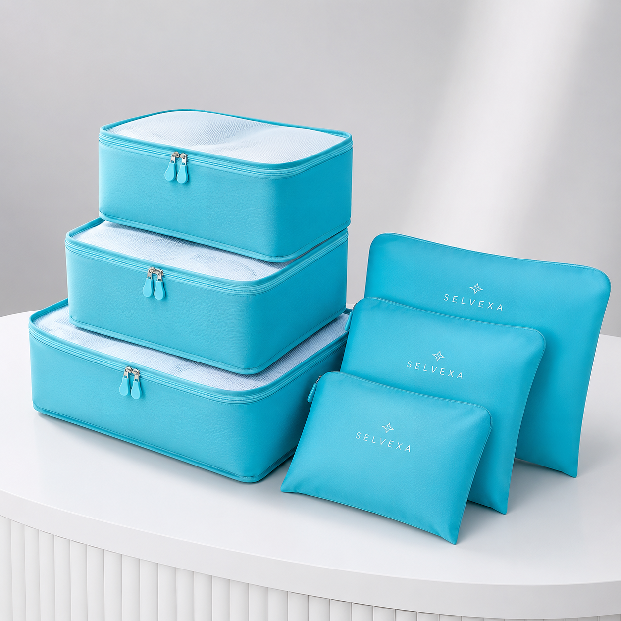 6-Piece Travel Packing Cubes Set