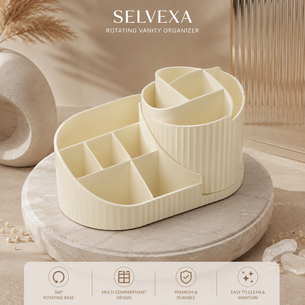360° Rotating Vanity Organizer